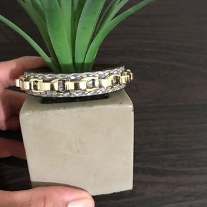 Coach Snakeskin Signature Cuff